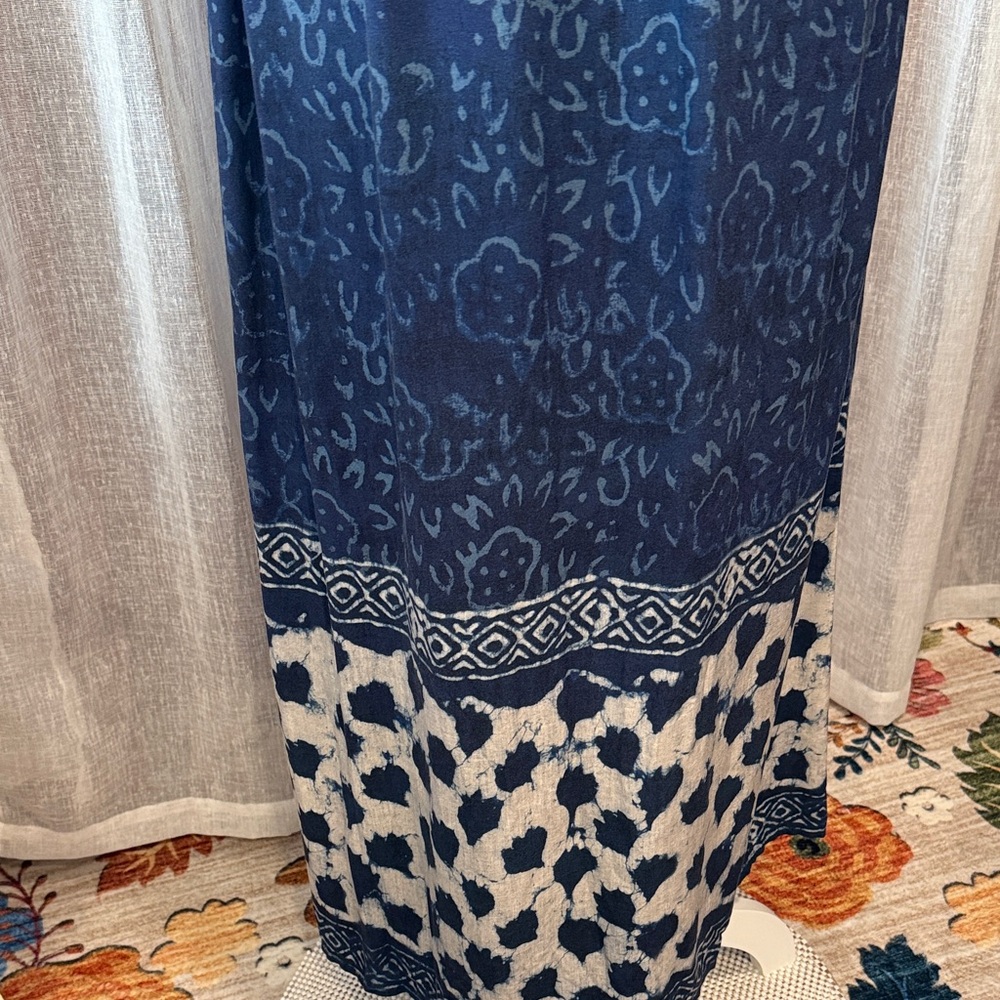 NATURAL LIFE Blue Patterned Maxi Dress - Picture 9 of 15